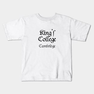 Cambridge King's College Medieval University Kids T-Shirt